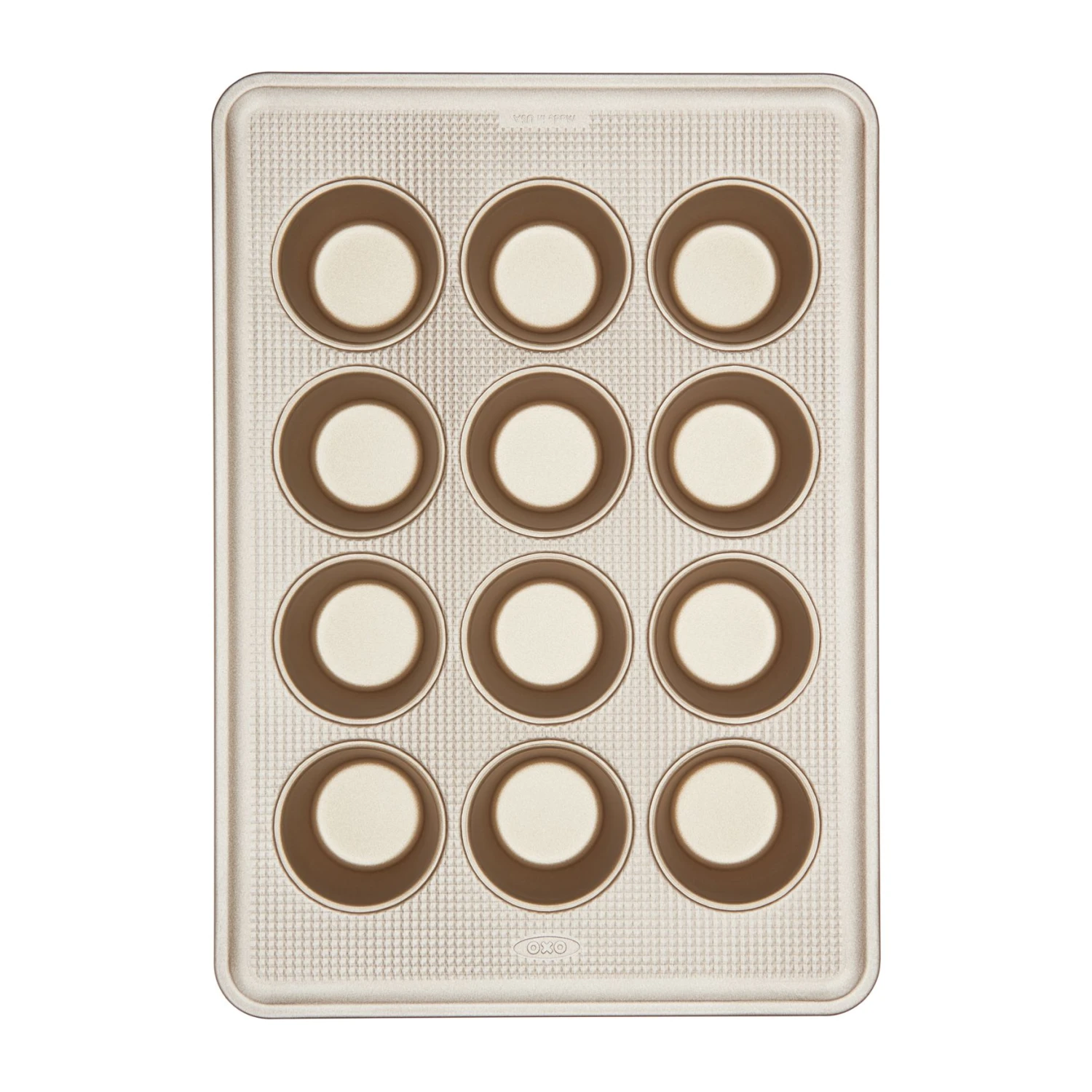Non-Stick Pro 12 Cup Muffin Pan Non-Stick Pro 12 Cup Muffin Pan -OXO Kitchen Essentials 11160500 2 non stick pro 12 cup muffin pan