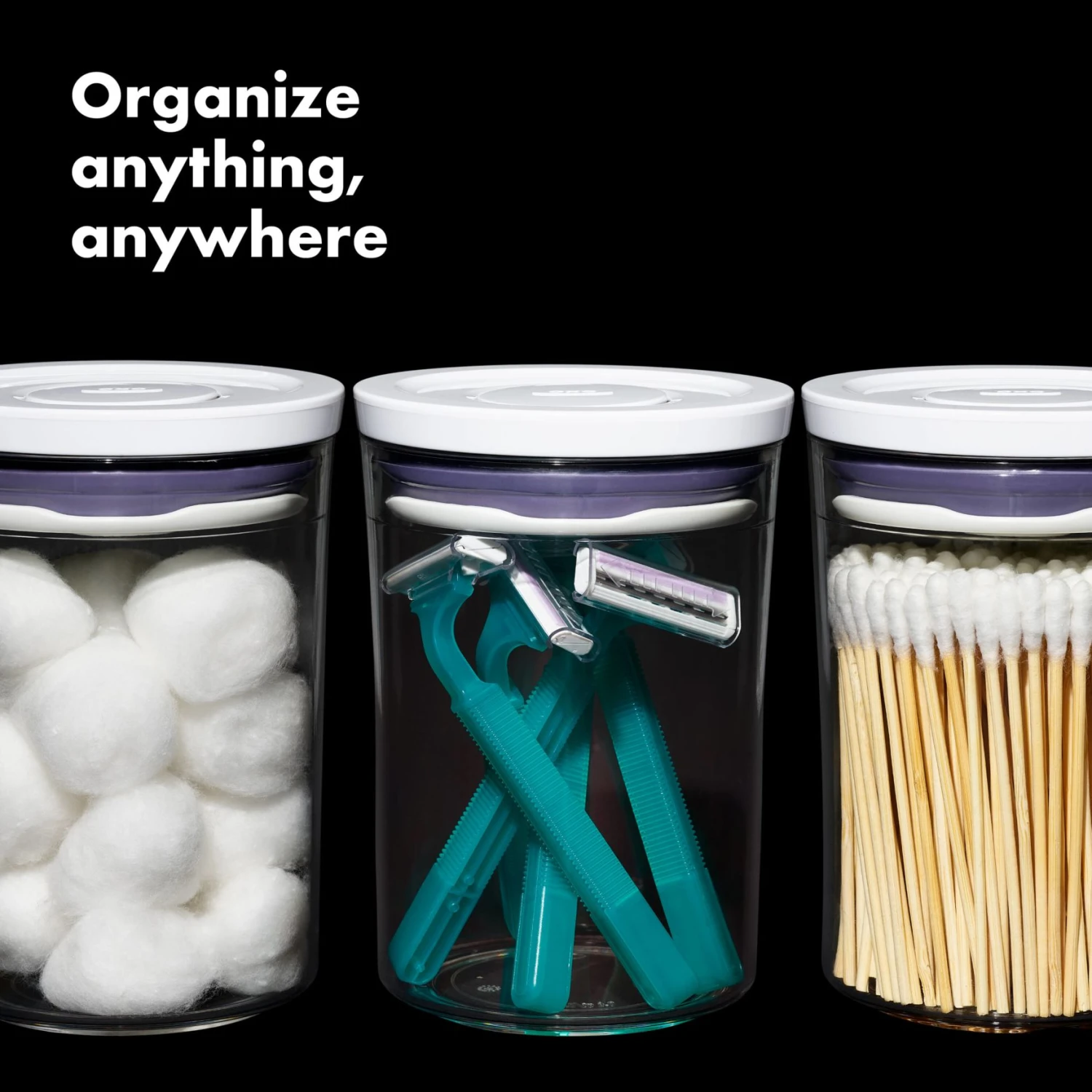 POP 3-Piece Mini Round Canister Set POP 3-Piece Mini Round Canister Set -OXO Kitchen Essentials 11305200 8 1