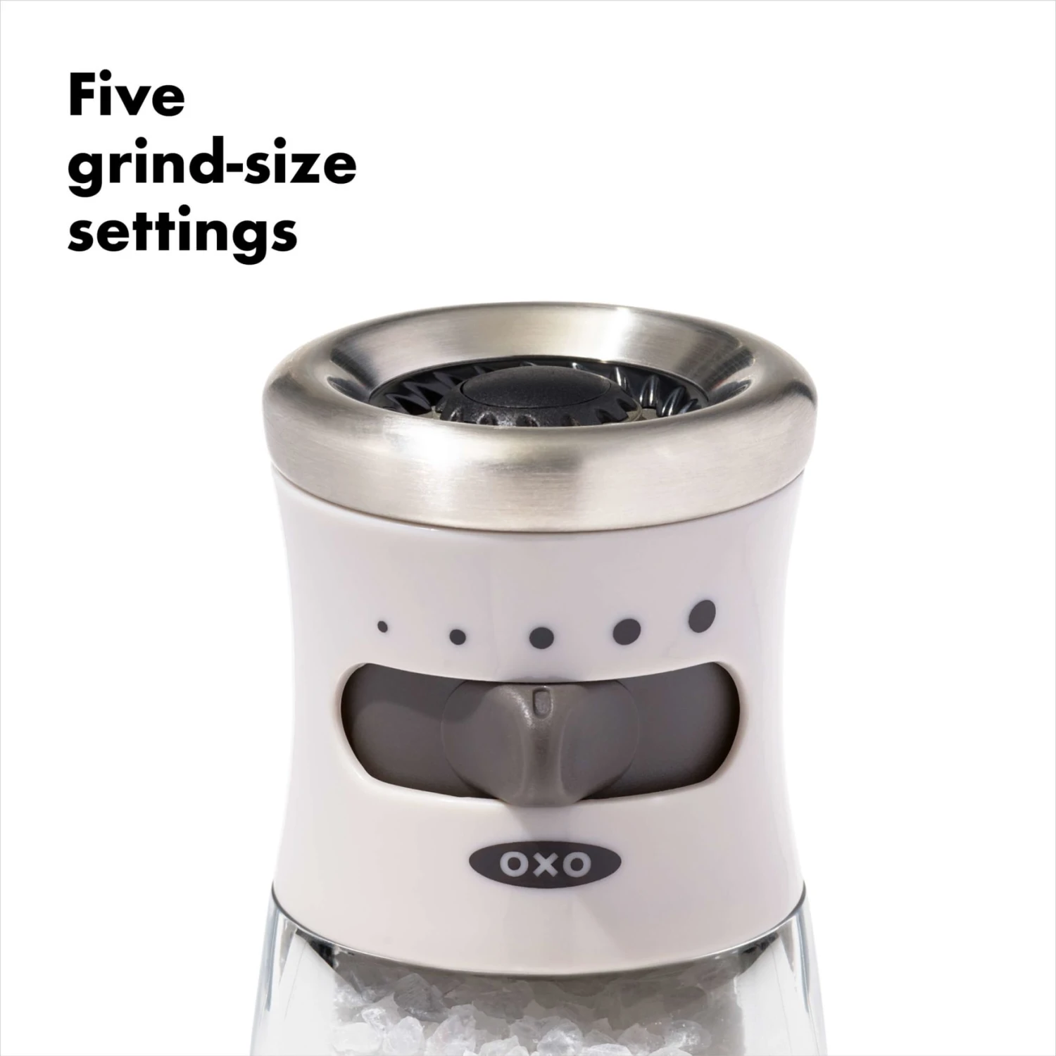 Contoured Mess-Free Salt Grinder Contoured Mess-Free Salt Grinder -OXO Kitchen Essentials 11312400 thumbnails 8a 1