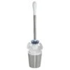 Stainless Steel Toilet Brush & Canister Set - Round