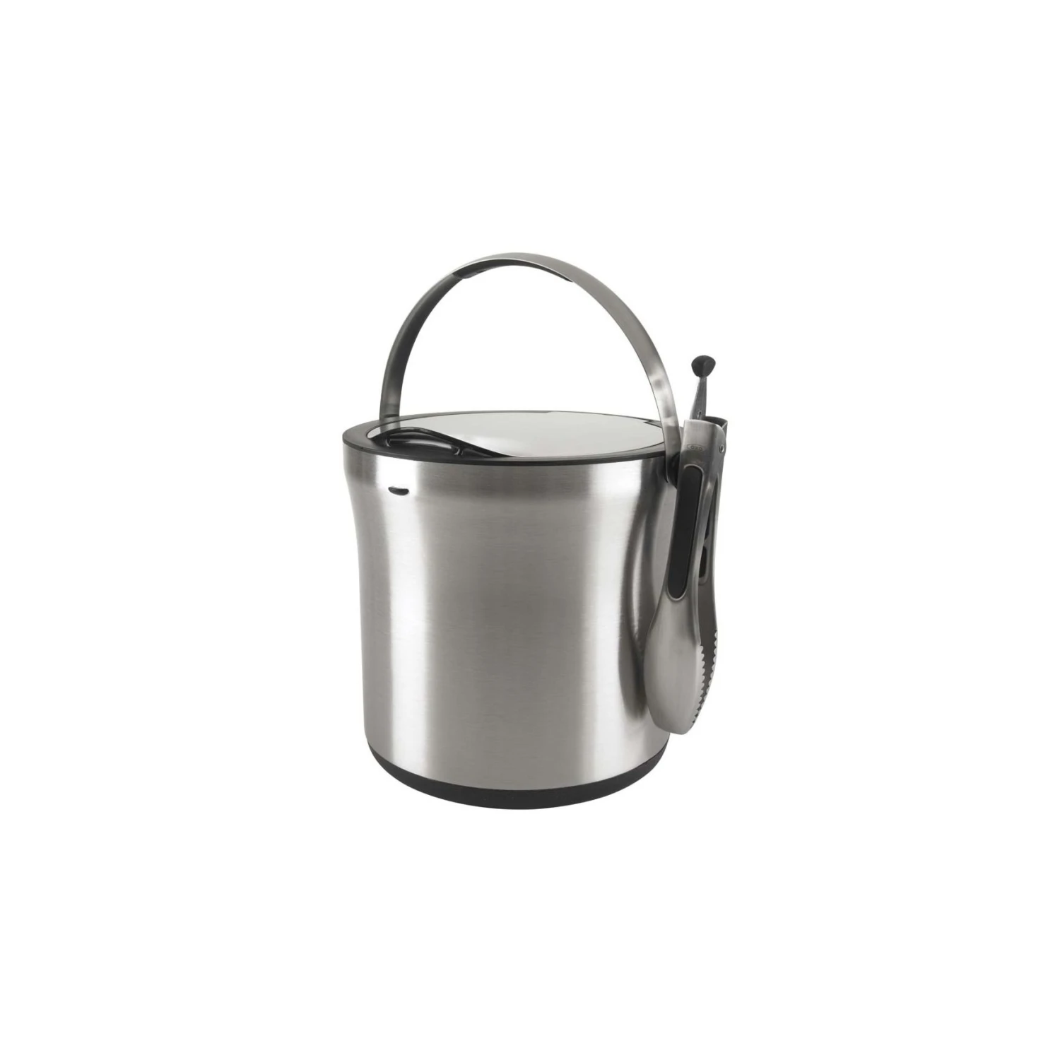SteeL Ice Bucket & Tong Set SteeL Ice Bucket & Tong Set -OXO Kitchen Essentials 3107300V2