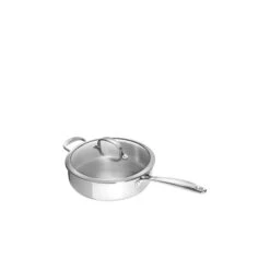 Stainless Steel Pro 10 Inch Covered Skillet