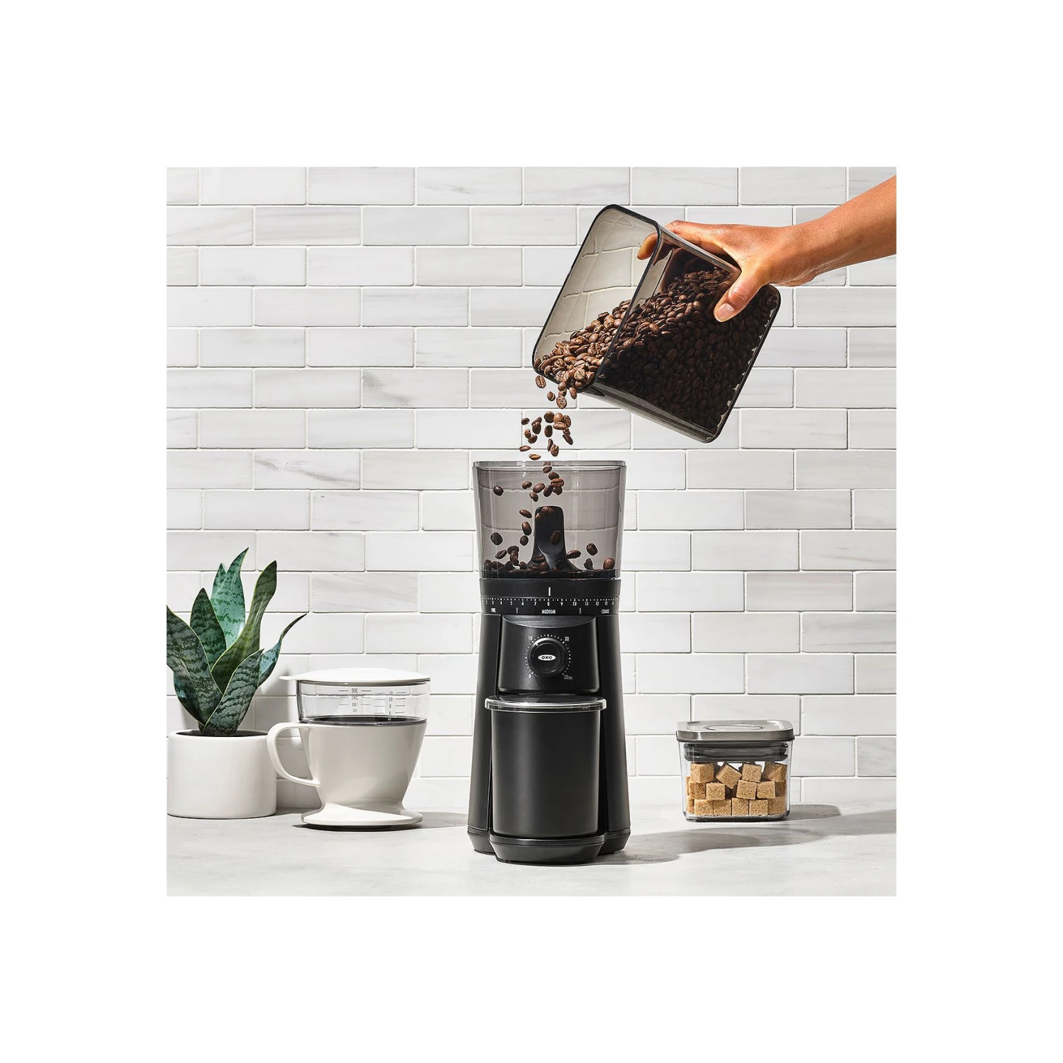 Conical Burr Coffee Grinder - Matte Black Conical Burr Coffee Grinder - Matte Black -OXO Kitchen Essentials brew 8722600 tbg matteblack 05