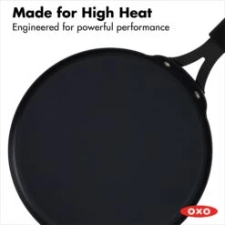 OXO Obsidian Carbon Steel 10" Crepe Pan With Silicone Sleeve -OXO Kitchen Essentials cc005102 001 7