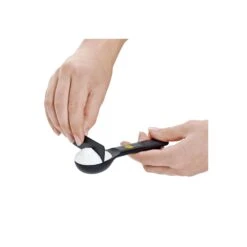 7 Piece Plastic Measuring Spoons - Black