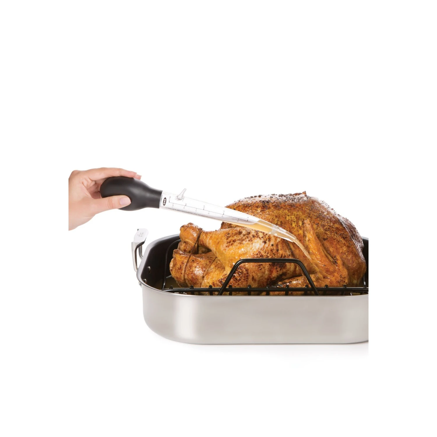 Angled Baster With Cleaning Brush Angled Baster With Cleaning Brush -OXO Kitchen Essentials gg 11111800 4