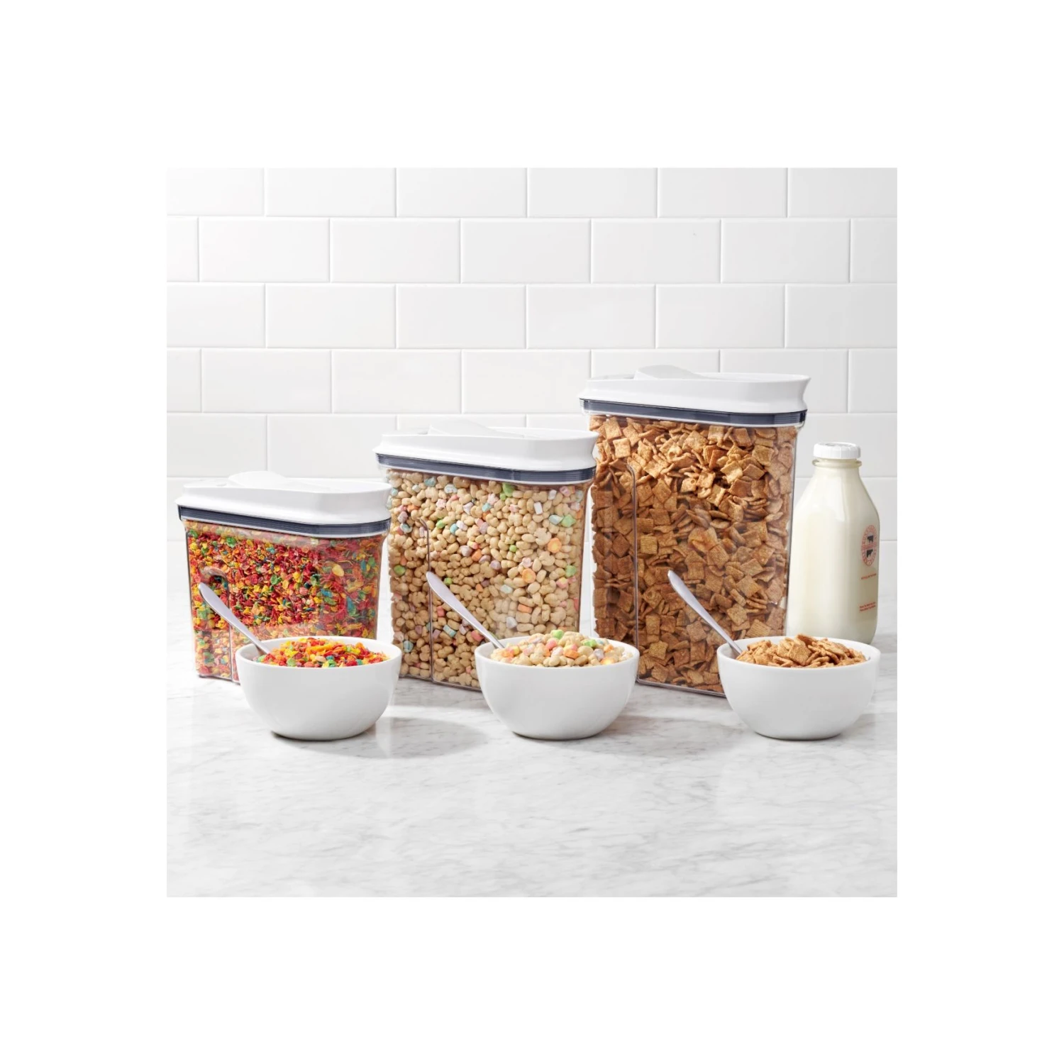 POP Medium Cereal Dispenser (3.4 Qt.) POP Medium Cereal Dispenser (3.4 Qt.) -OXO Kitchen Essentials gg 11114000 9a