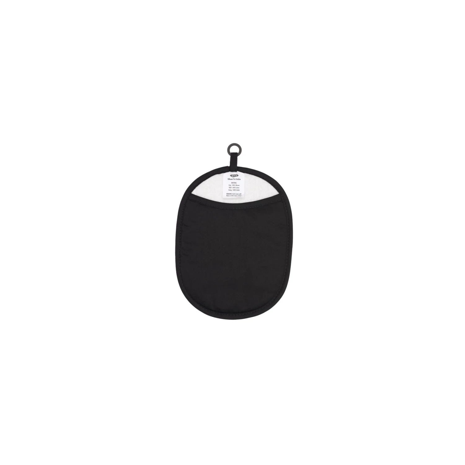 Silicone Pot Holder - Black Silicone Pot Holder - Black -OXO Kitchen Essentials gg 11220500 2a