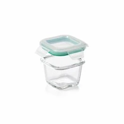 4 Piece Smart Seal Glass Mini Square Container Set 2 4 Piece Smart Seal Glass Mini Square Container Set -OXO Kitchen Essentials gg 11230300 5 1