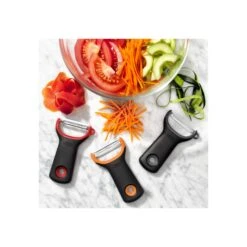 3-Piece Prep Peeler Set, Assorted Blades