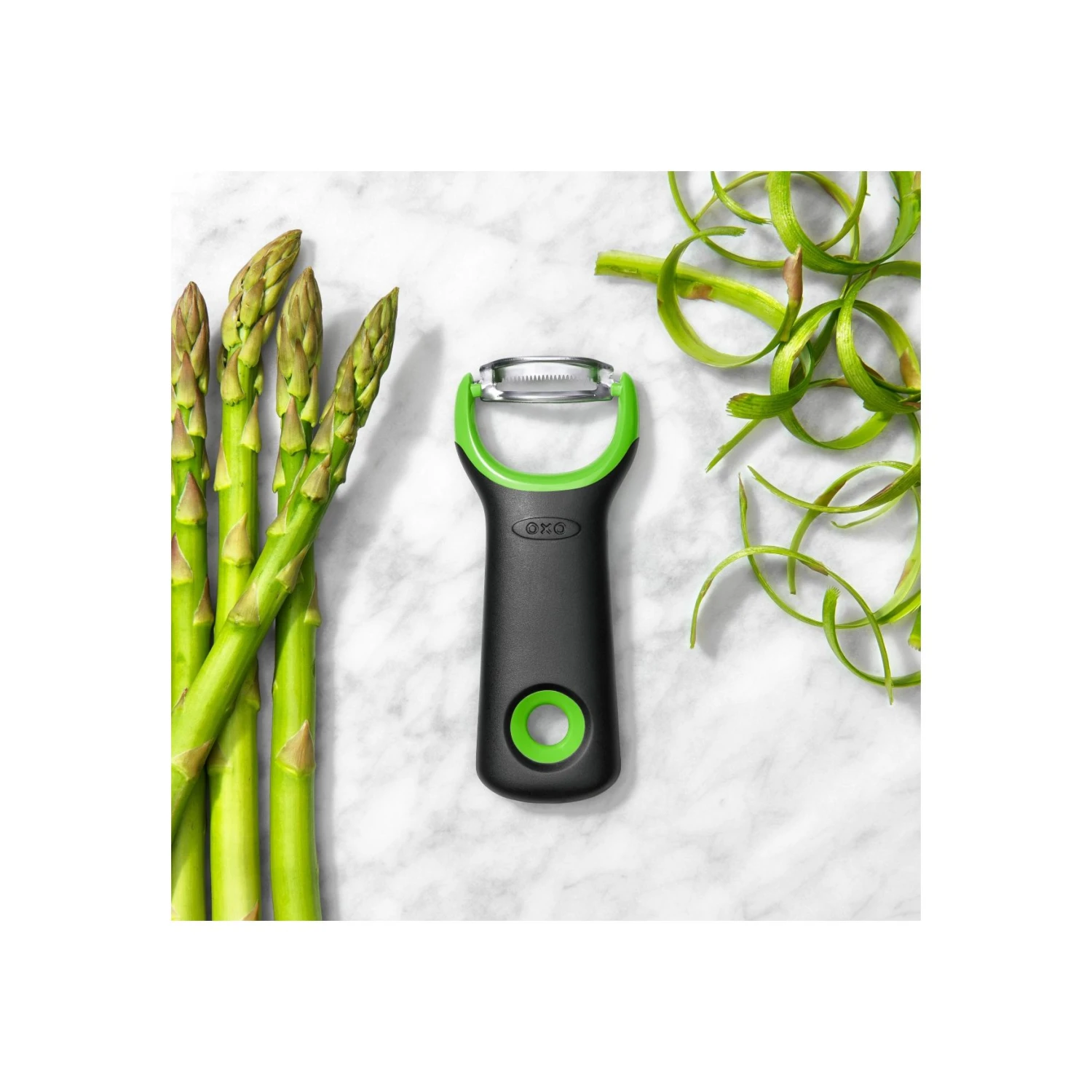 OXO Good Grips Asparagus Peeler OXO Good Grips Asparagus Peeler -OXO Kitchen Essentials gg 11244600 9a