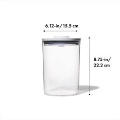 POP Round Canister - Medium (3.3 Qt) 6 POP Round Canister - Medium (3.3 Qt) -OXO Kitchen Essentials gg 11283700 8dim 1