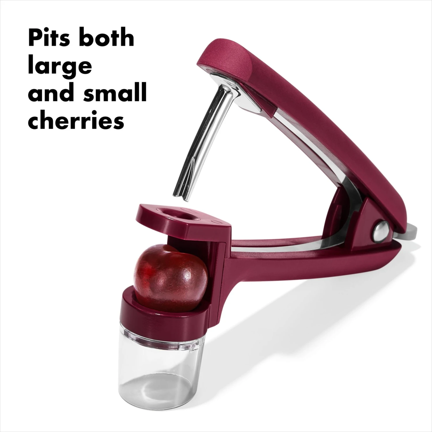 OXO Good Grips Cherry & Olive Pitter - Beet OXO Good Grips Cherry & Olive Pitter - Beet -OXO Kitchen Essentials gg 11316200 8