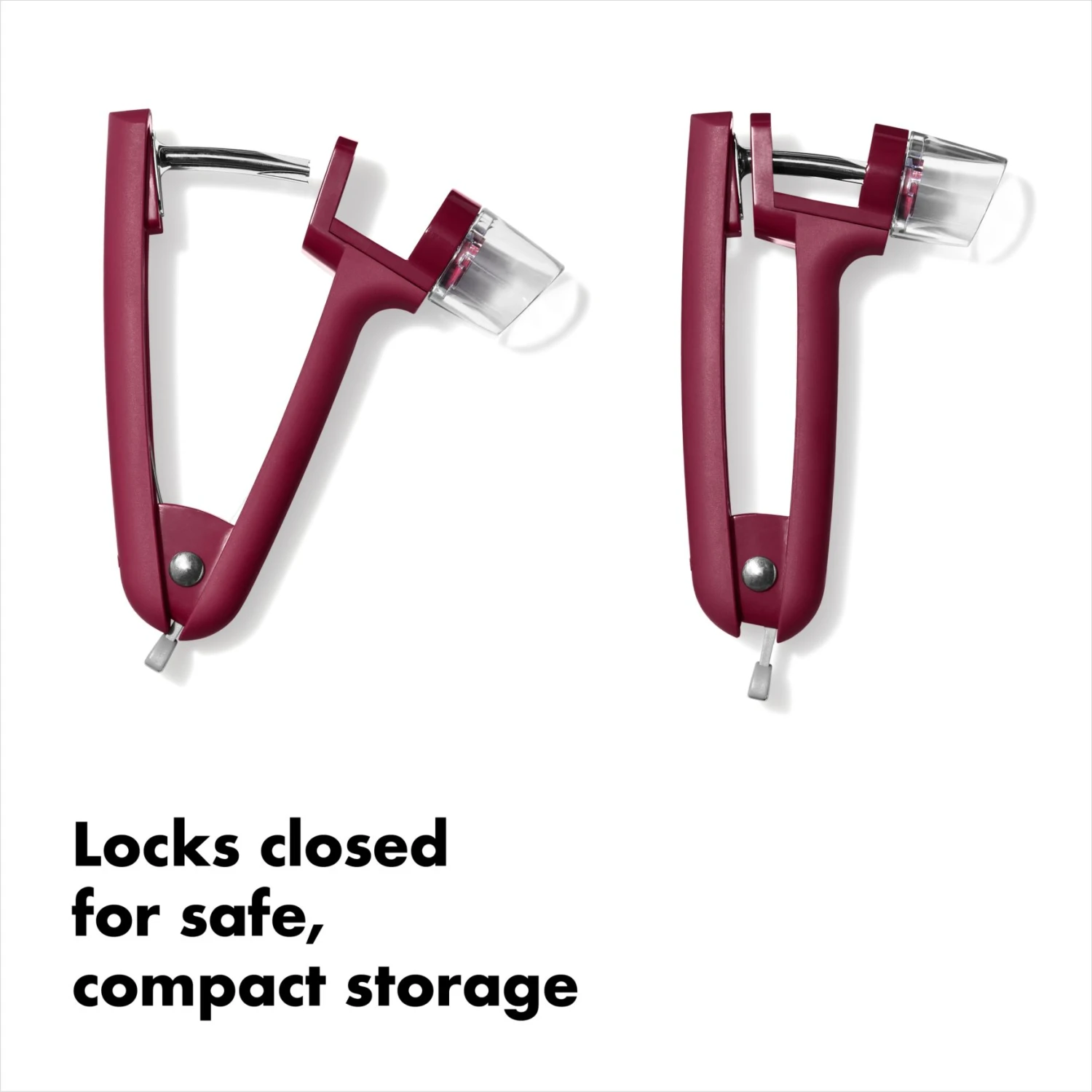 OXO Good Grips Cherry & Olive Pitter - Beet OXO Good Grips Cherry & Olive Pitter - Beet -OXO Kitchen Essentials gg 11316200 8b