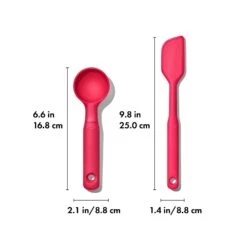 Silicone Cookie Scoop & Small Spatula Set -OXO Kitchen Essentials gg 11380300 scoopandspatulaset apdp 01 dim