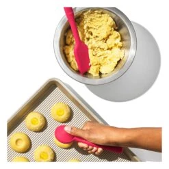 Silicone Cookie Scoop & Small Spatula Set -OXO Kitchen Essentials gg 11380300 scoopandspatulaset pdp 01