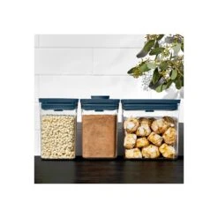 3 Piece POP Container Everyday Set - Storm Blue 2 3 Piece POP Container Everyday Set - Storm Blue -OXO Kitchen Essentials gg 11384800 3pcsetstormblue 24