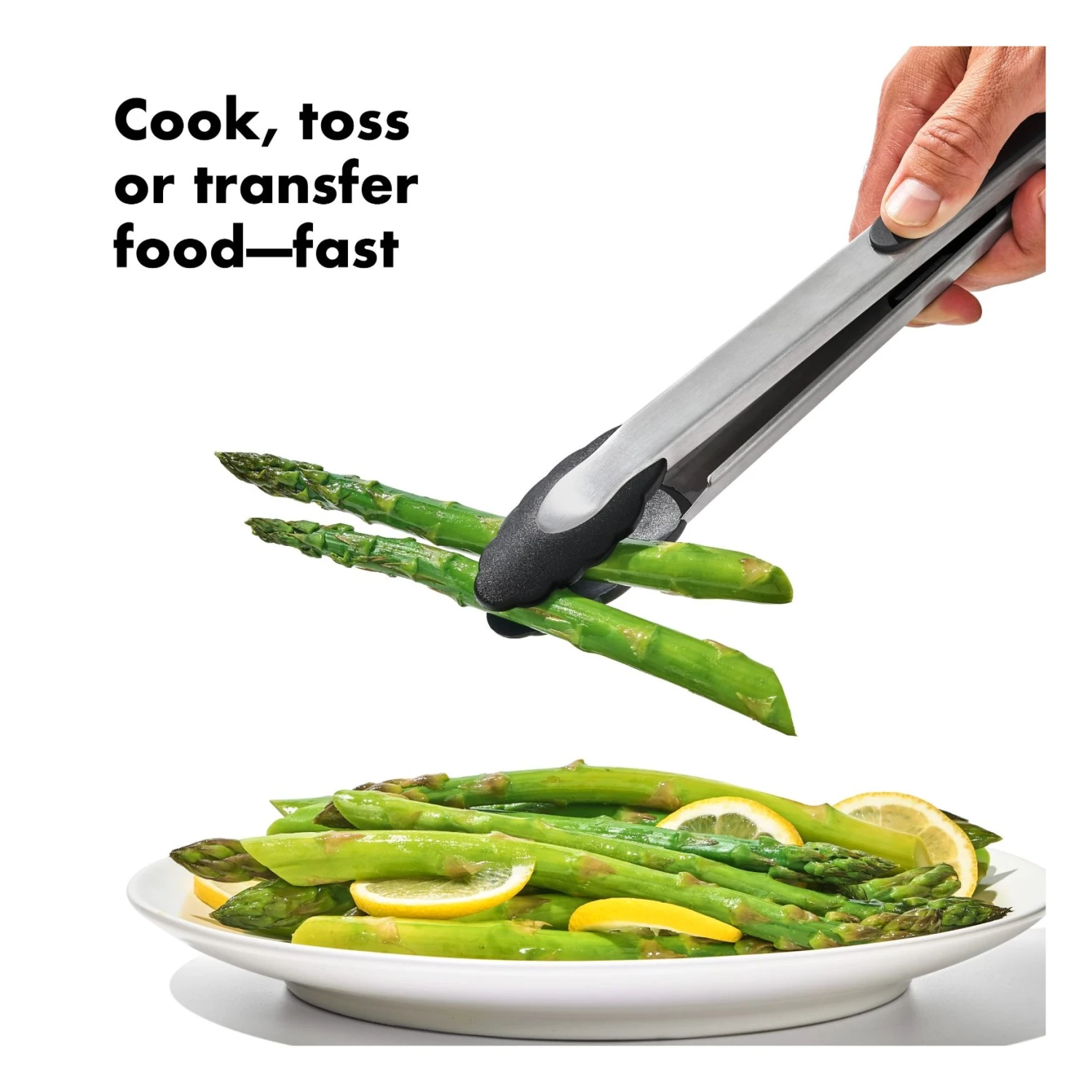 2-Piece Tongs With Nylon Heads Set 2-Piece Tongs With Nylon Heads Set -OXO Kitchen Essentials gg 11387100 nylontongset pdp 02