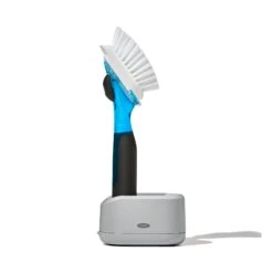 Soap Dispensing Dish Brush Storage Set