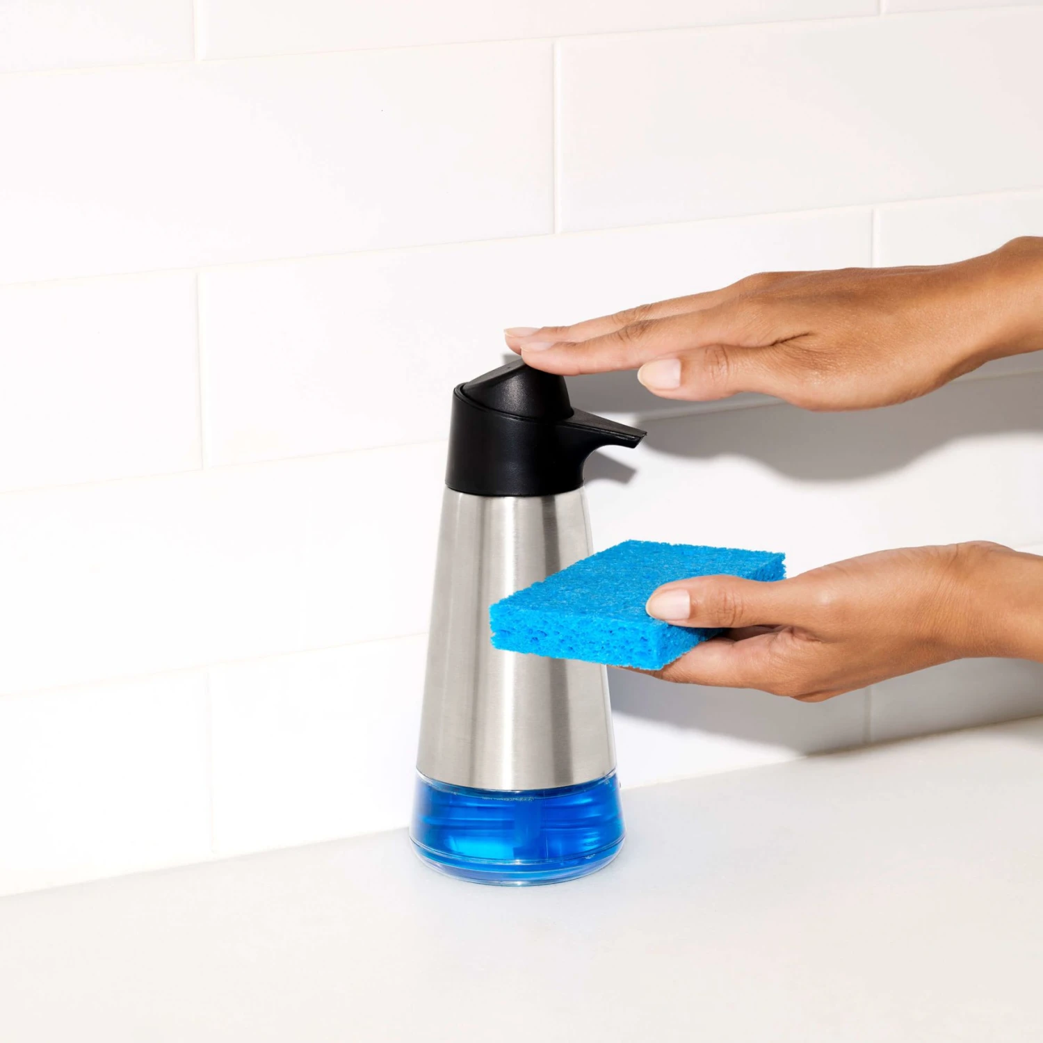 Easy Press Soap Dispenser Easy Press Soap Dispenser -OXO Kitchen Essentials gg 13144000 4a main 03 rgb 1