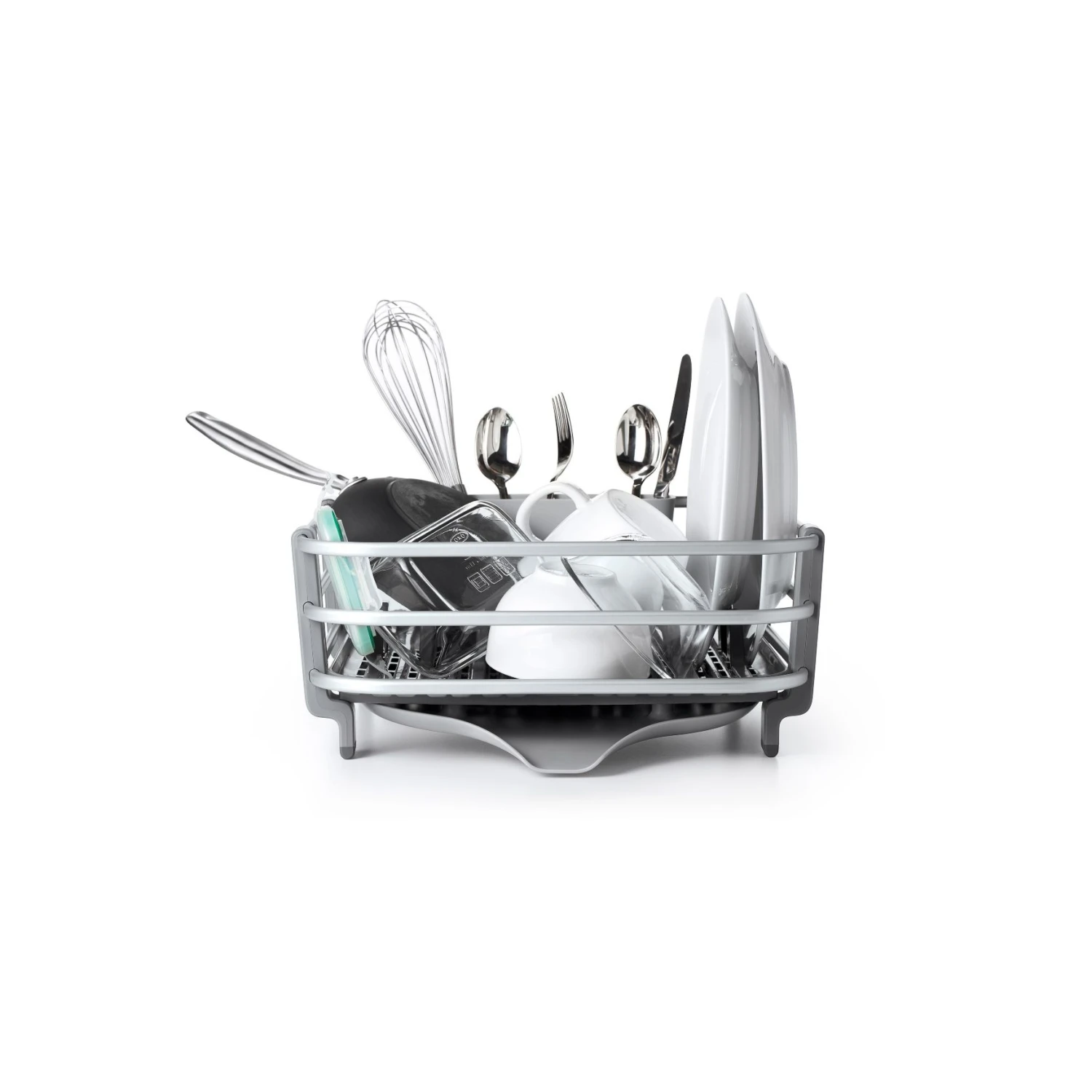 Aluminum Dish Rack Aluminum Dish Rack -OXO Kitchen Essentials gg 13229100 1b 1