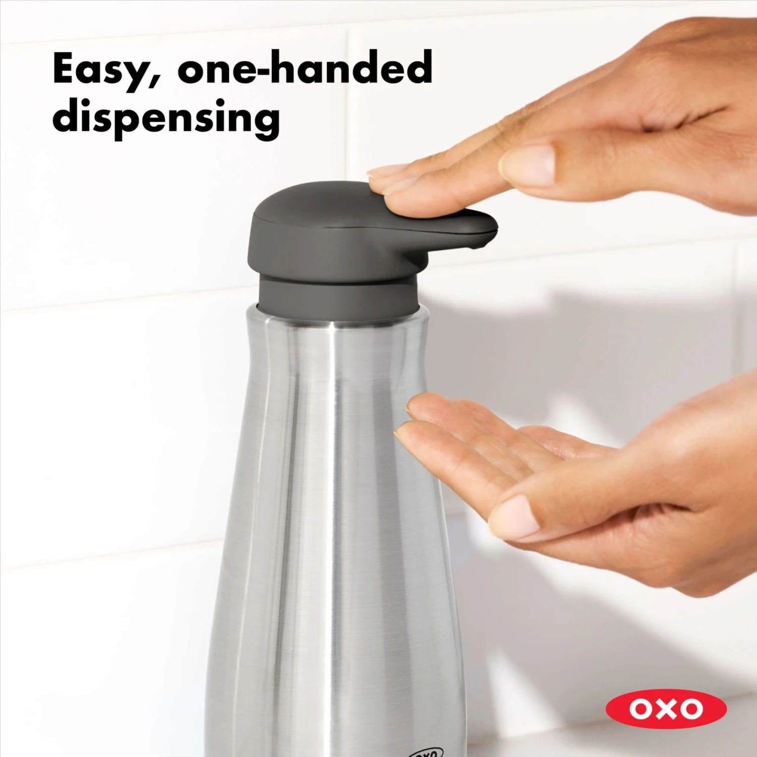 Stainless Steel Soap Dispenser Stainless Steel Soap Dispenser -OXO Kitchen Essentials gg 13273700 8 1