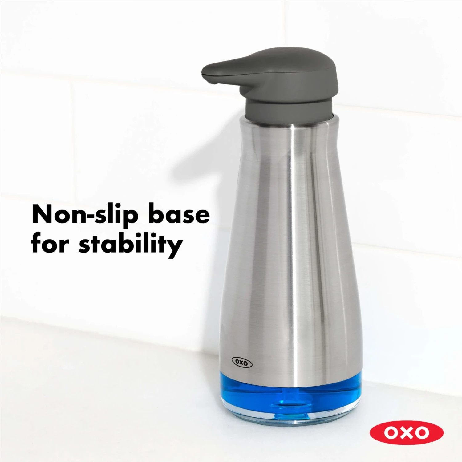 Stainless Steel Soap Dispenser Stainless Steel Soap Dispenser -OXO Kitchen Essentials gg 13273700 8a 1