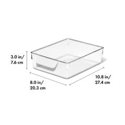 OXO Good Grips Refrigerator Storage Bin 5 In X 10 In 9 OXO Good Grips Refrigerator Storage Bin 5 In X 10 In -OXO Kitchen Essentials gg 13346100 8x10infridgeorgbin apdp 01 dim
