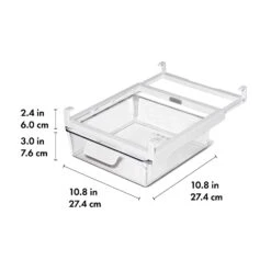 OXO Good Grips Refrigerator Undershelf Drawer 14 In 12 OXO Good Grips Refrigerator Undershelf Drawer 14 In -OXO Kitchen Essentials gg 13346700 10inundershelfdrawer apdp 01 dim