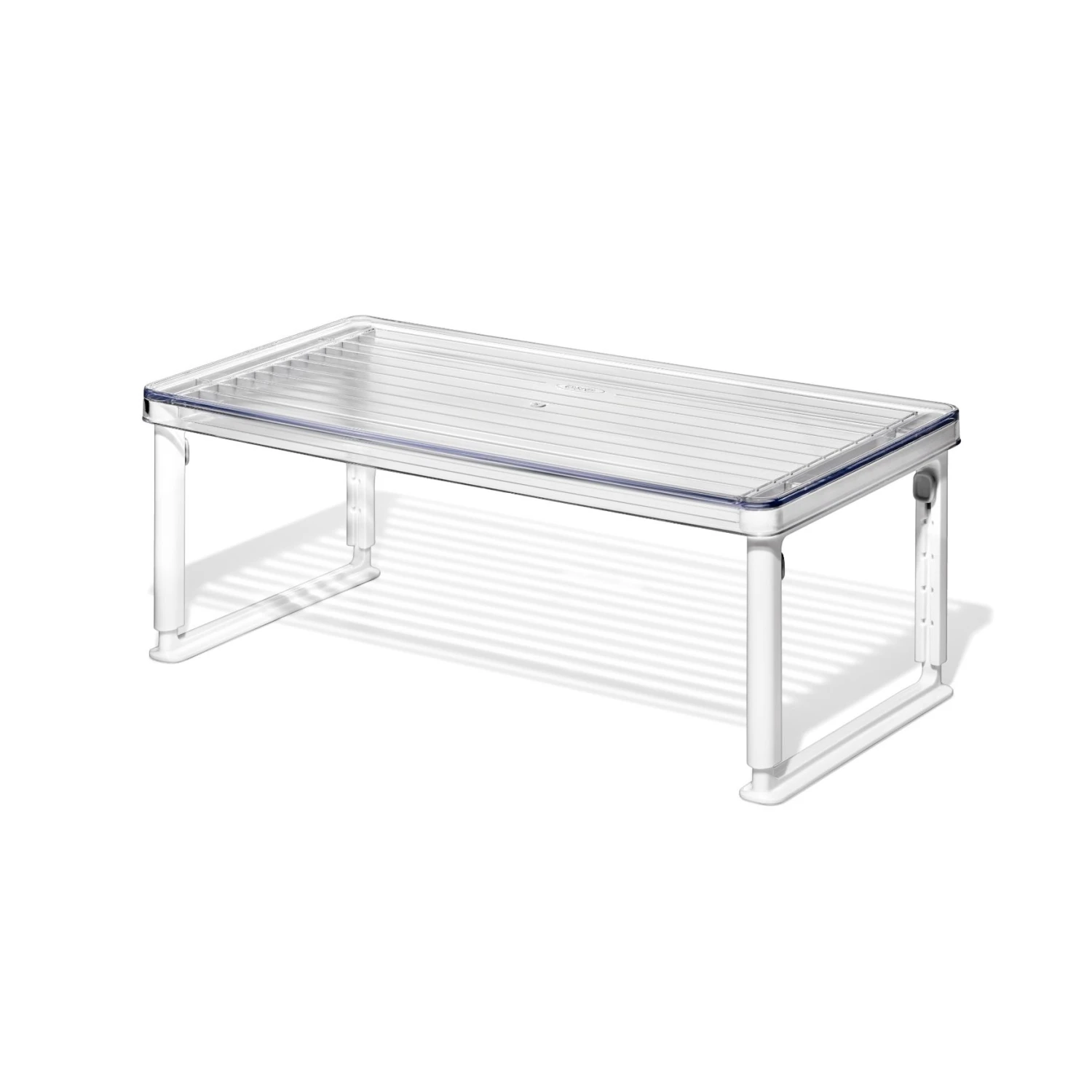 OXO Good Grips Adjustable Refrigerator Shelf Riser OXO Good Grips Adjustable Refrigerator Shelf Riser -OXO Kitchen Essentials gg 13347000 fridgeorgshelfriser apdp 00 main 1