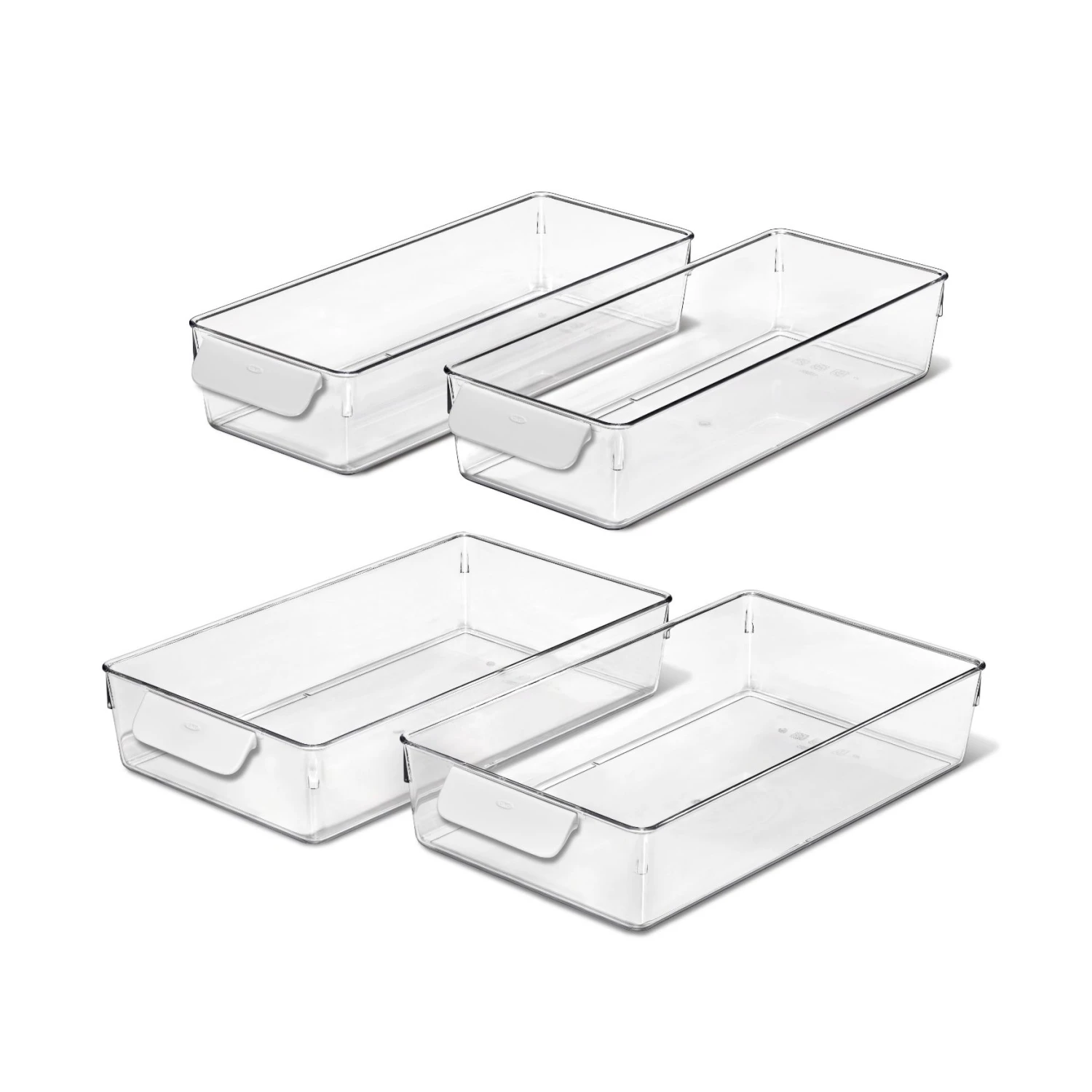 OXO Good Grips 4-Piece Refrigerator Storage Bin Starter Set OXO Good Grips 4-Piece Refrigerator Storage Bin Starter Set -OXO Kitchen Essentials gg 13347100 4pcorg apdp main