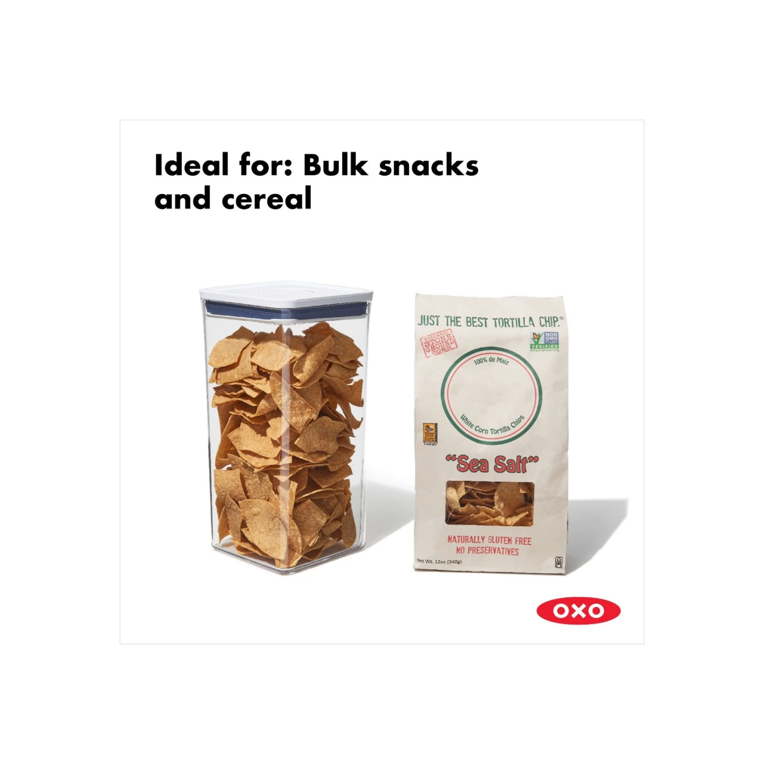 POP Container - Big Square Tall (6.0 Qt.) POP Container - Big Square Tall (6.0 Qt.) -OXO Kitchen Essentials gg idealfor 8bigsquaretall 1