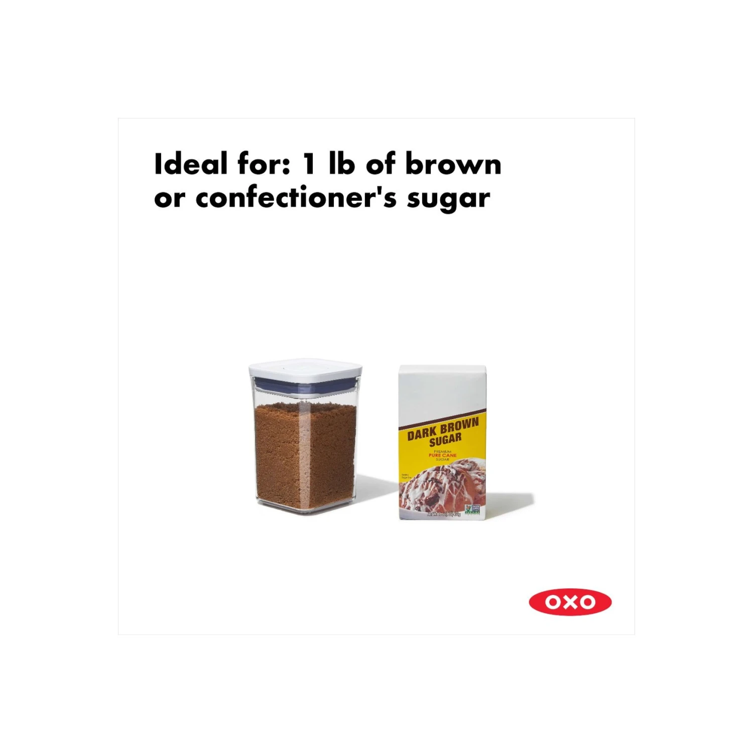 POP Container - Small Square Short (1.1 Qt.) POP Container - Small Square Short (1.1 Qt.) -OXO Kitchen Essentials gg idealfor 8smallsquareshort 1