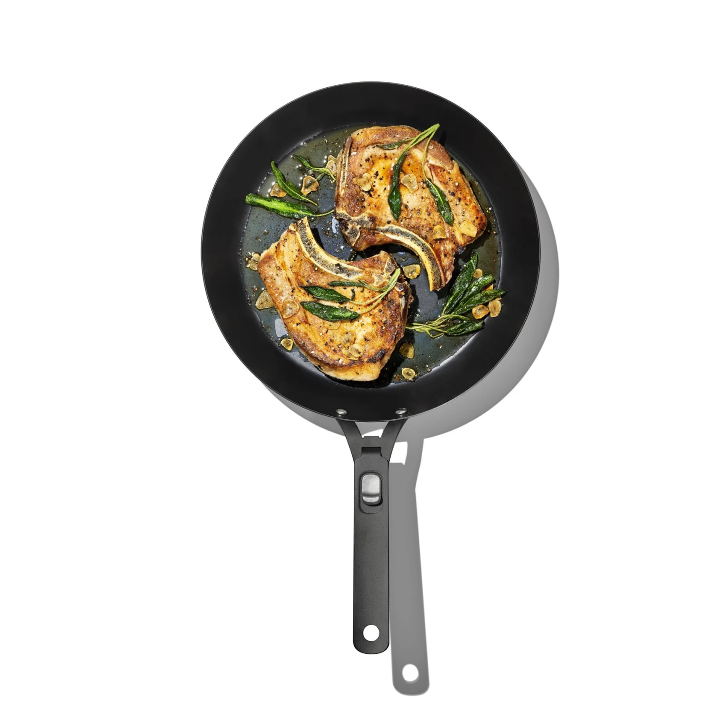 OXO Outdoor 12" Carbon Steel Pan OXO Outdoor 12" Carbon Steel Pan -OXO Kitchen Essentials od 2059650001 12incarbonsteelpan 58 p rgb