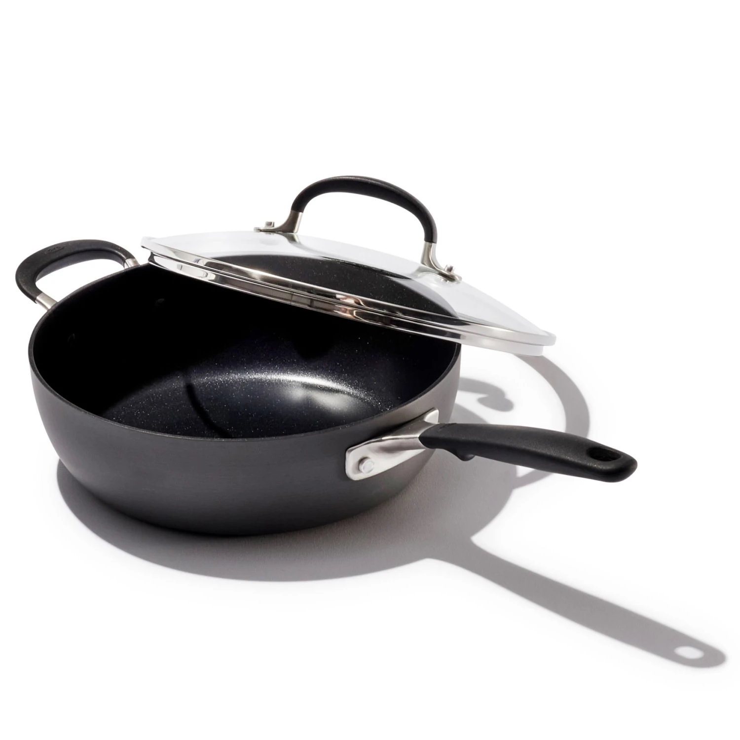 Non-Stick 3-Quart Chef's Pan With Lid And Helper Handles Non-Stick 3-Quart Chef's Pan With Lid And Helper Handles -OXO Kitchen Essentials
