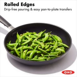Non-Stick 10 Inch Frying Pan -OXO Kitchen Essentials oxo 10infrypan rollededges 1