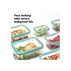 16-Piece Smart Seal Glass Container Set