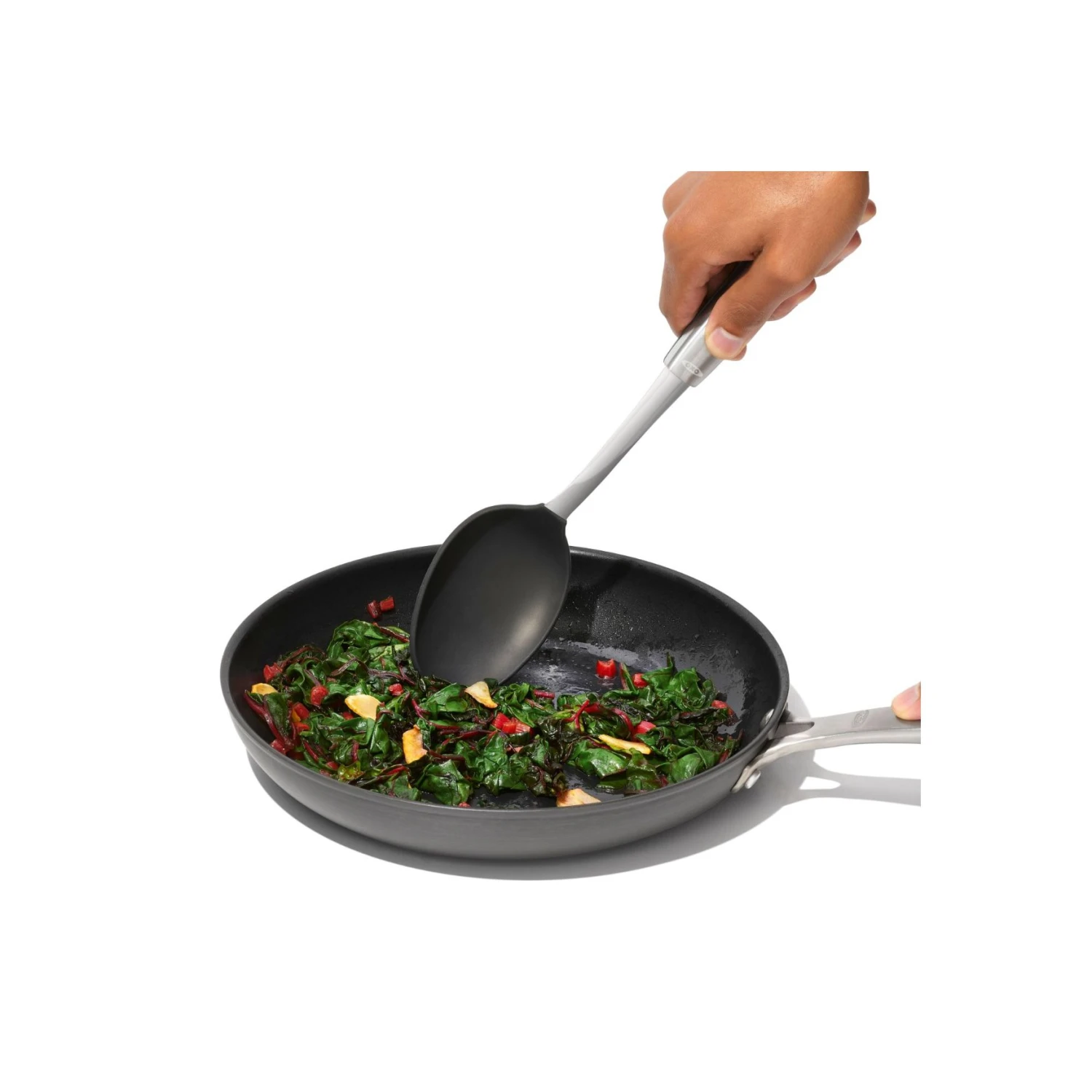 OXO Steel Silicone Cooking Spoon OXO Steel Silicone Cooking Spoon -OXO Kitchen Essentials stl 3120700 090920 6 rgb