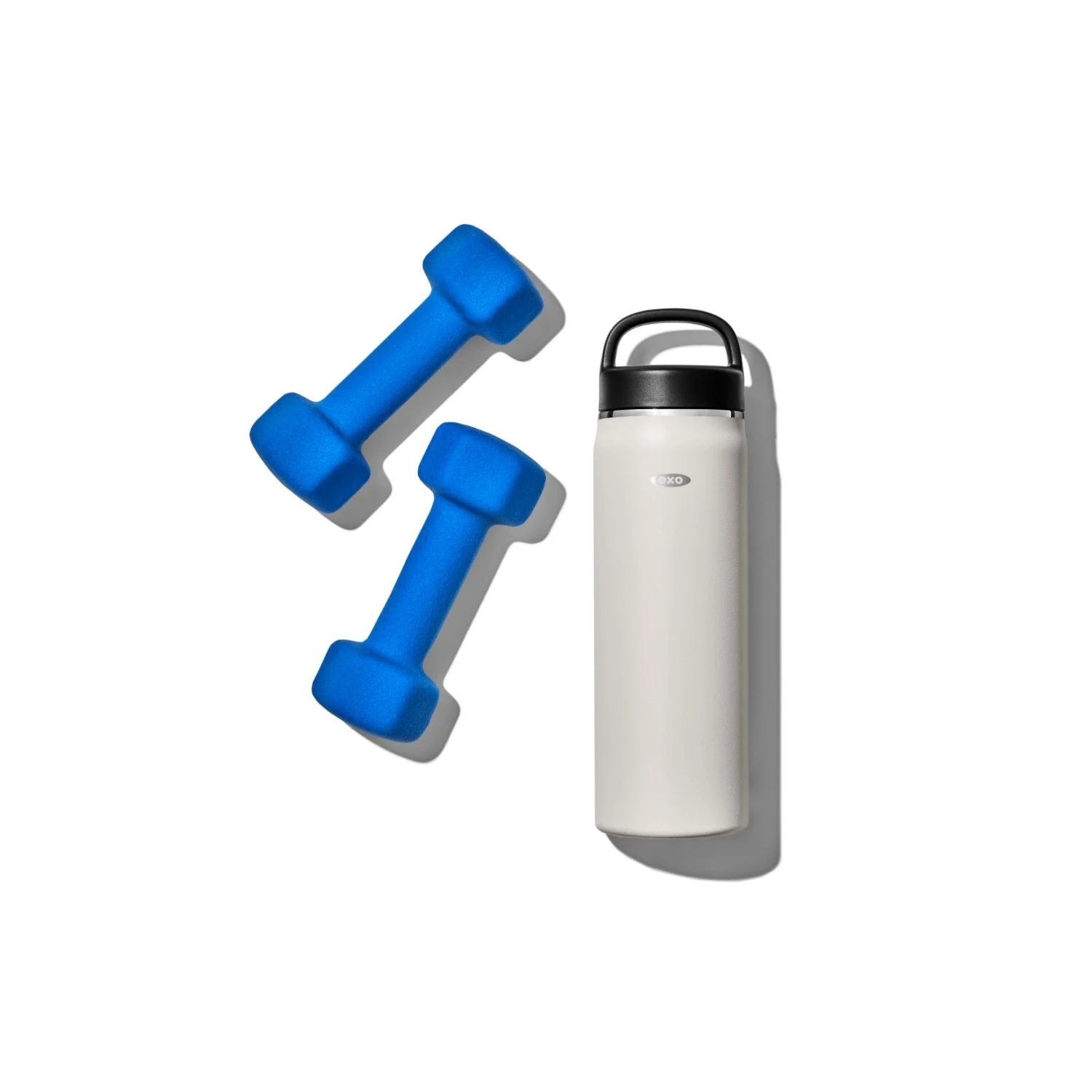 OXO Strive 40 Oz. Handled Water Bottle OXO Strive 40 Oz. Handled Water Bottle -OXO Kitchen Essentials str 11333500 insulatedhandle quartz 08 rgb