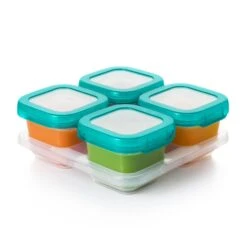 6 Oz Baby Blocks™ Plastic Freezer Storage Containers 2 6 Oz Baby Blocks™ Plastic Freezer Storage Containers -OXO Kitchen Essentials tot 61120200 1a