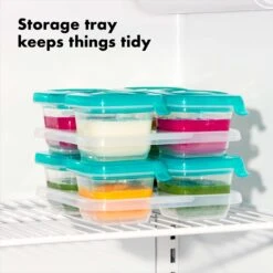 4 Oz Baby Blocks™ Silicone Freezer Storage Containers -OXO Kitchen Essentials tot 61151100 8b 1