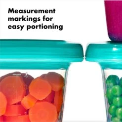 4 Oz Baby Blocks™ Silicone Freezer Storage Containers -OXO Kitchen Essentials tot 61151100 8c 1